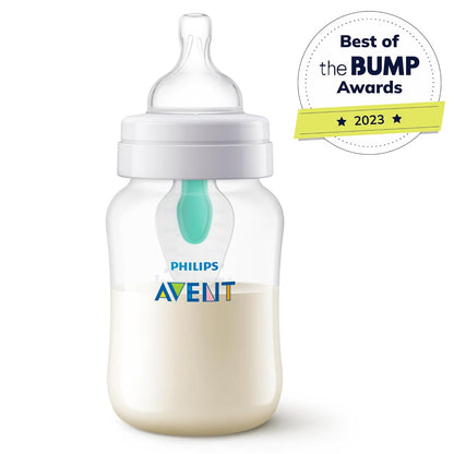 New Philips Avent Anti-Colic Baby Bottle with AirFree Vent 9oz (Clear)