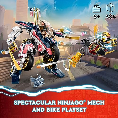 New LEGO NINJAGO Sora’s Transforming Mech Bike Racer 71792