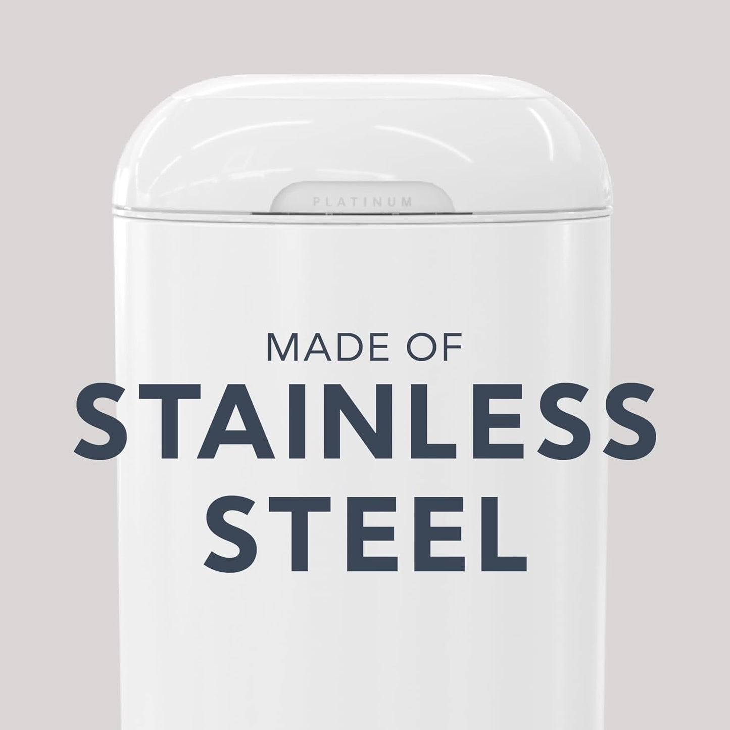 New Diaper Genie Platinum Pail Gift Set + Refills (White)