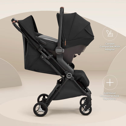 Silver Cross Jet Series - Full Size TSA Approved Infant & Toddler Stroller (Black)