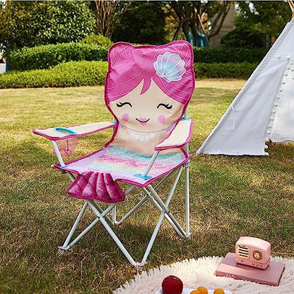 Heritage Kids Children's Figural Camp Chair (Mermaid)