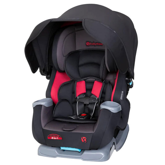 New Baby Trend Cover Me 4 in 1 Convertible Car Seat (Black/Red)(Scooter)