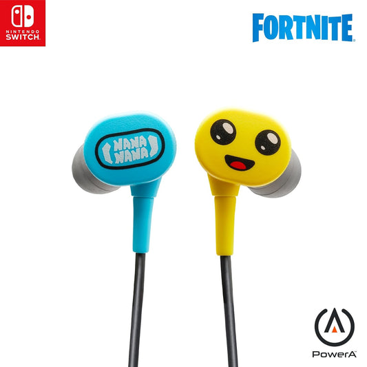 New PowerA Wired Earbuds for Nintendo Switch – Fortnite Peely