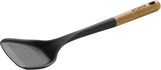 New STAUB Wok Spatula Durable BPA-free (Matte Black)