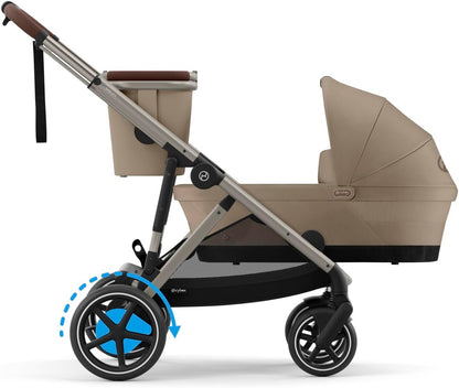 New Cybex Gazelle S Newborn Carrycot for Gazelle S & eGazelle Strollers (Almond Beige)