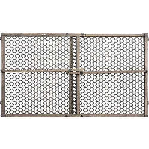 New Safety 1st Vintage Wood Baby Gate (Grey)