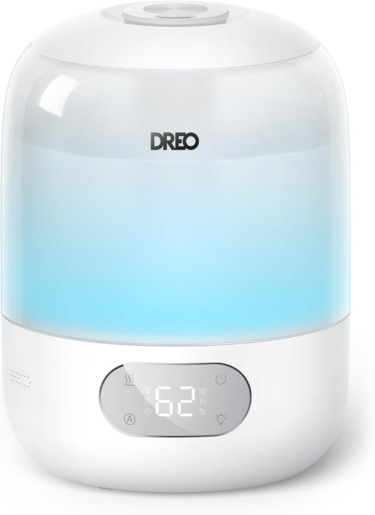 Dreo Cool Mist Baby Humidifier – 3L Top-Fill, Quiet (White)