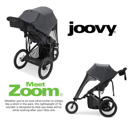 New Joovy Zoom Lightweight Jogging Stroller (Jet)