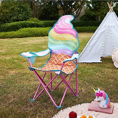 Heritage Kids Children's Figural Camp Chair (Ice Cream)