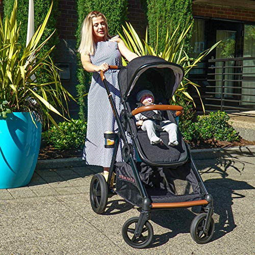 Venice Child Maverick Single to Double Stroller (Eclipse Black)