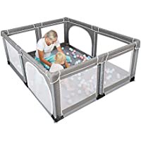 YOBEST Baby Playpen Extra Large Play Pens for Toddlers Babys Fence Play Area