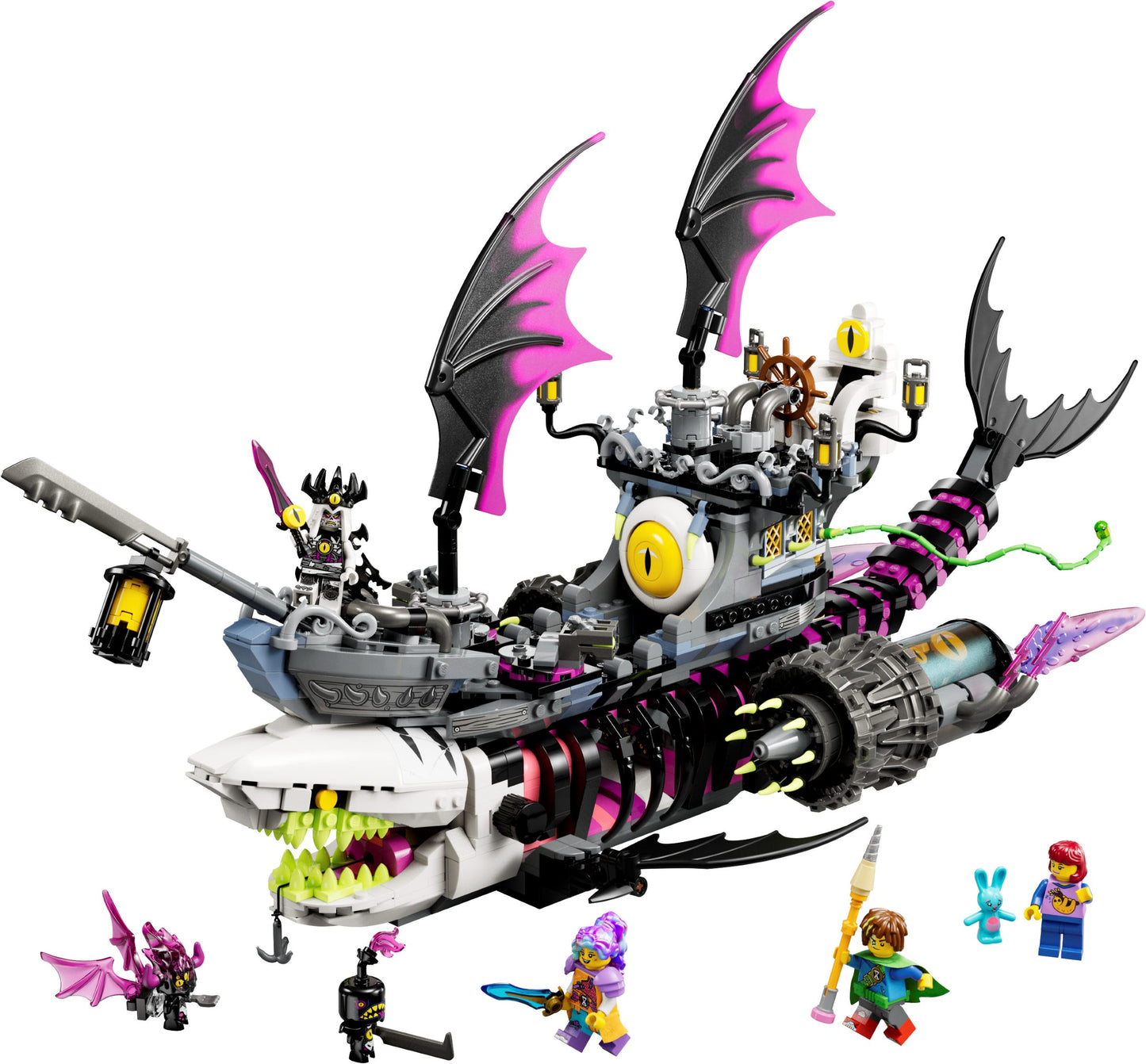 New LEGO DREAMZzz Nightmare Shark Ship Building Set (71469)