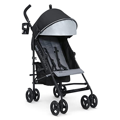 New Jeep AdventureGlyde Stroller by Delta Children (Black/Grey)