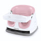 New Ingenuity Baby Base 2-in-1 Booster Feeding and Floor Seat with Self-Storing Tray (Peony)