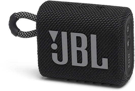 JBL Go 3 Portable Waterproof Speaker (Black)