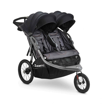 Joovy Zoom X2 Lightweight Double Jogging Stroller (Forged Iron)