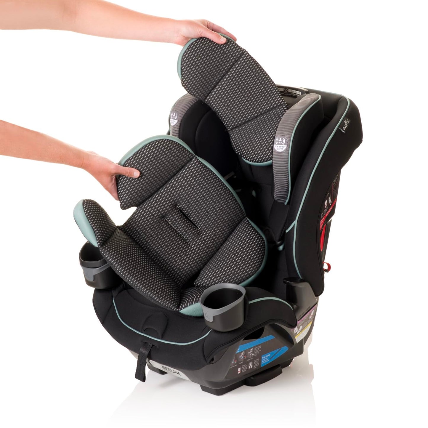 New Evenflo EveryFit/All4One 3-in-1 Convertible Car Seat (Atlas Green)