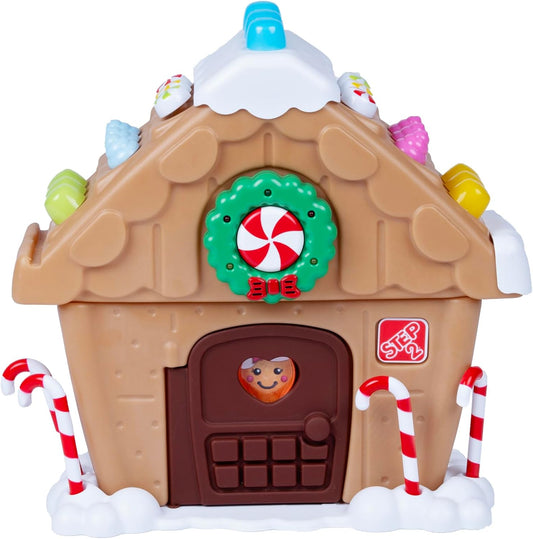 New Step2 My First Gingerbread House Kids Interactive Christmas Holiday Toy