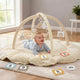 Mallify 5-in-1 Thick & Plush Baby Play Gym, Baby Play Mats (Cream)