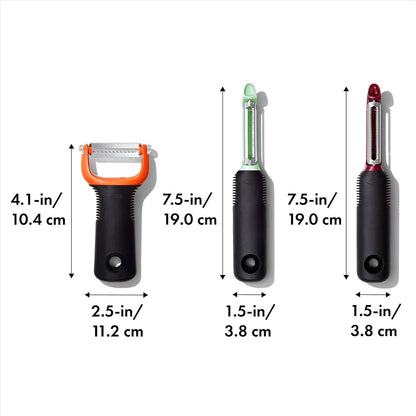 New OXO Good Grips 3-Piece Peeler Set