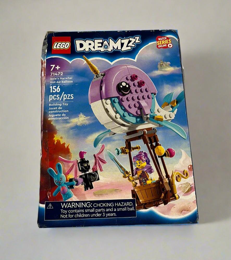 New LEGO DREAMZzz Izzie's Narwhal Hot-Air Balloon Deep-Sea Animal Toy 71472