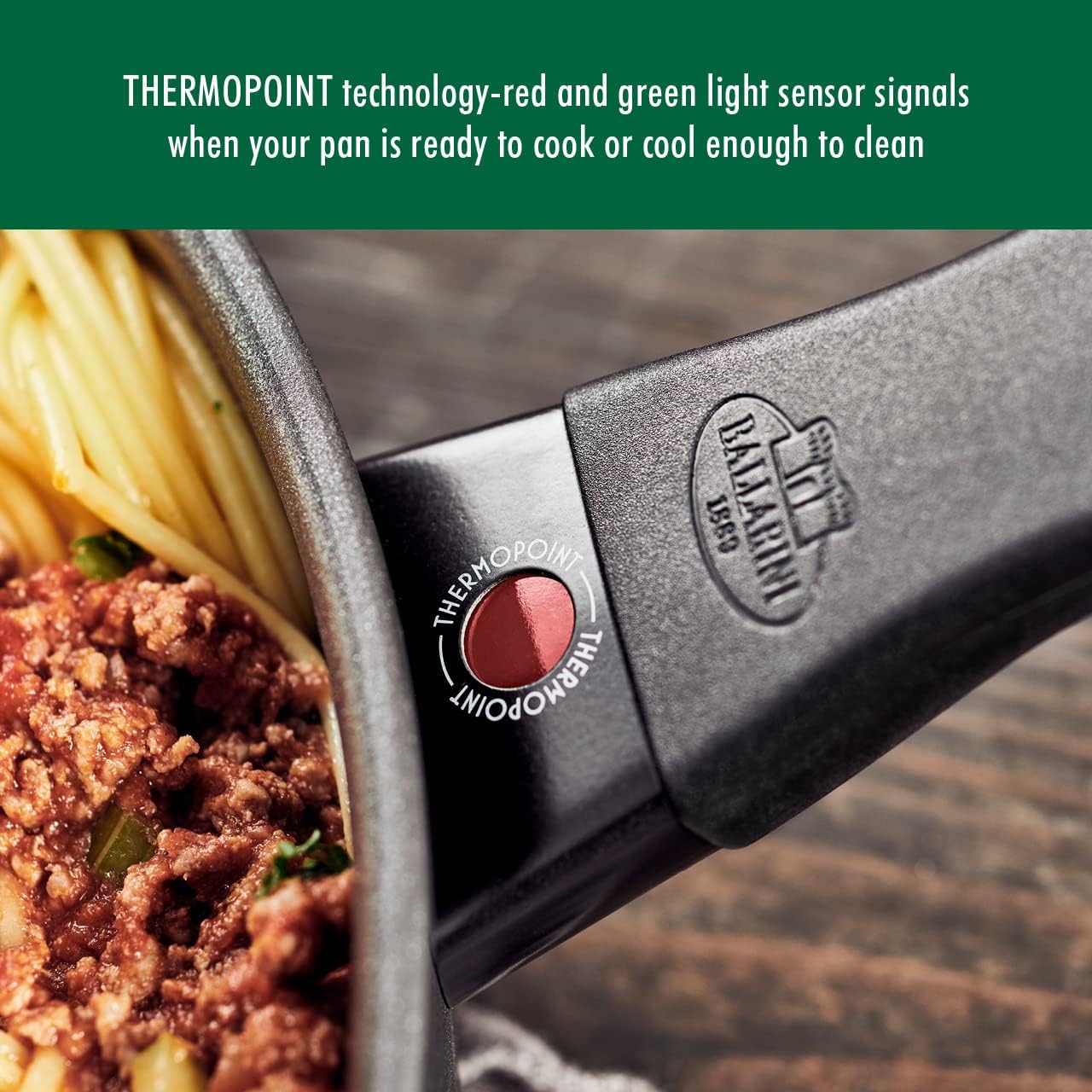 New Ballarini Parma Plus Nonstick Cookware Set, 10 Piece (Grey)