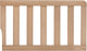 New Dream On Me Toddler Guard Rail for Convertible Crib (Sand Dunes)