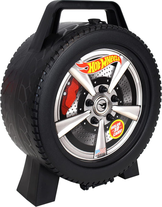 New Hot Wheels 30-Car Storage Case – Organizer with Handle for 1:64 Die-Cast Cars