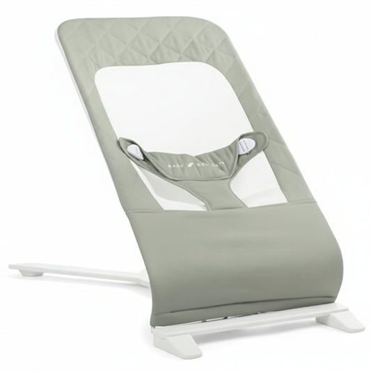 New Baby Delight Alpine Deluxe Portable Baby Bouncer (Organic Sage) - Kidsy