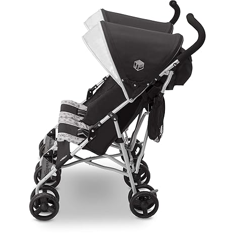 New Jeep Scout Double Stroller (Charcoal Galaxy)