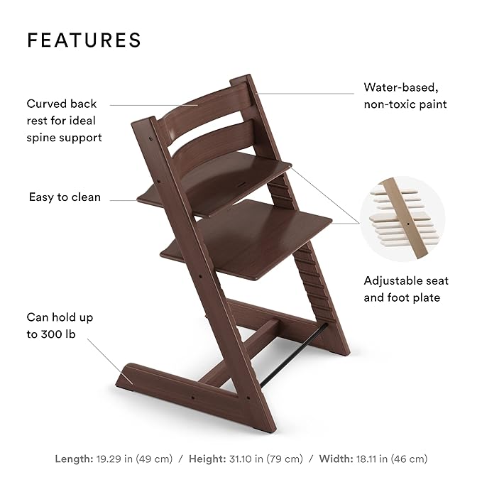 New Stokke Tripp Trapp Chair (Walnut)