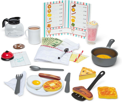 New Melissa & Doug Star Diner 41-Piece Play Kitchen Set