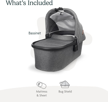 New UPPAbaby Bassinet (Charcoal Mélange/Carbon Frame)