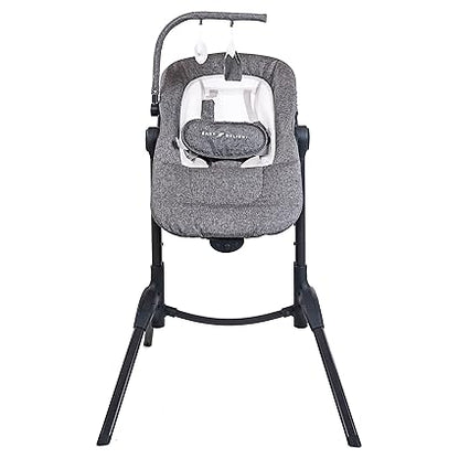 Baby Delight Bloom Baby Seat | Soothing and Adjustable Baby Chair (Charcoal Tweed)