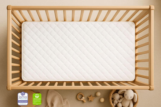 New Dream On Me Luna Haven 2-Inch Cradle Mattress 36" x 18" (White)