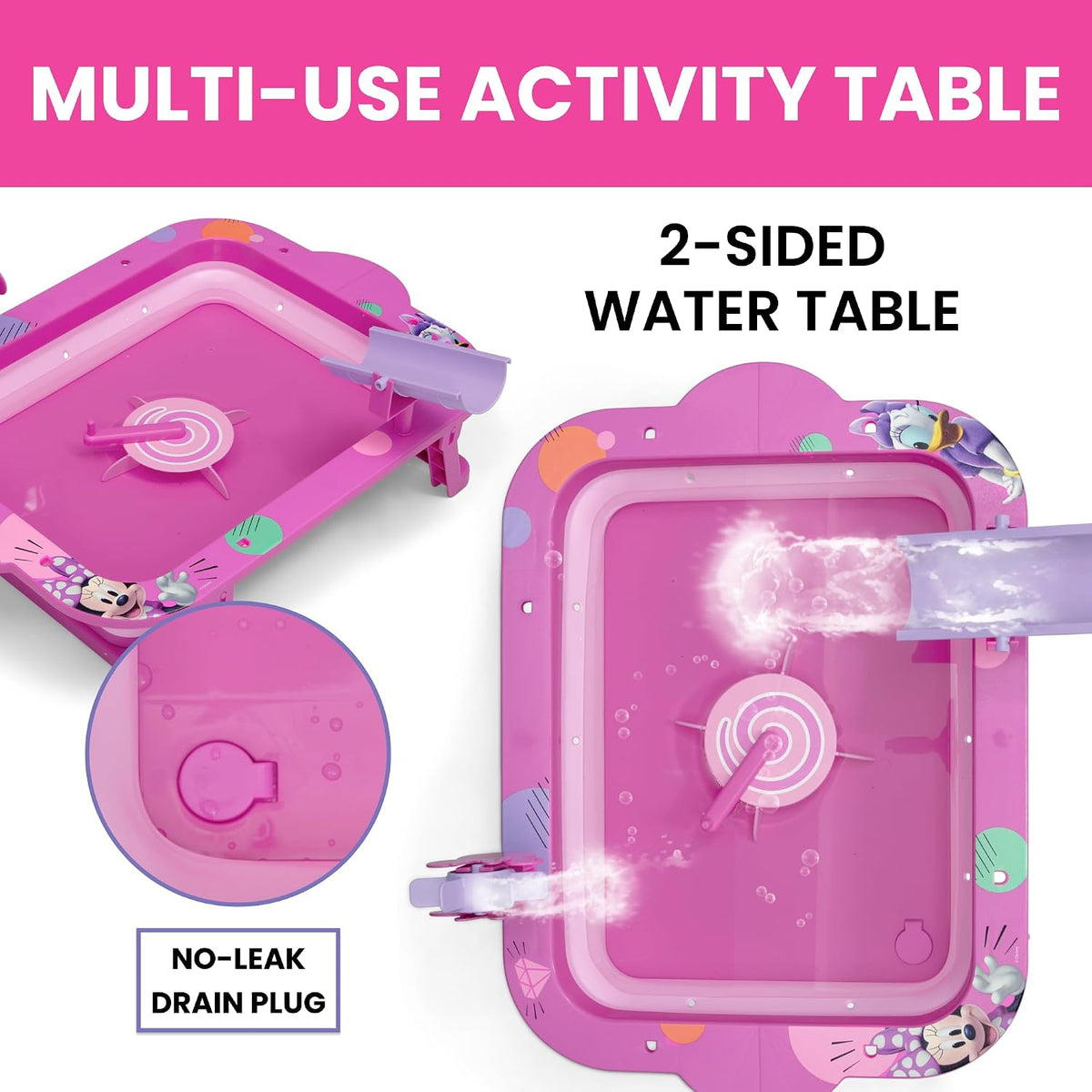 New Delta Children Disney Minnie Mouse Water Activity Table (Pink)