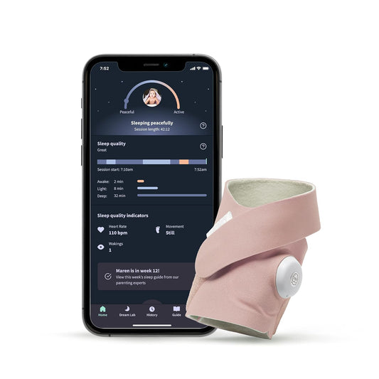 New Owlet Dream Sock Smart Baby Monitor – Dusty Rose