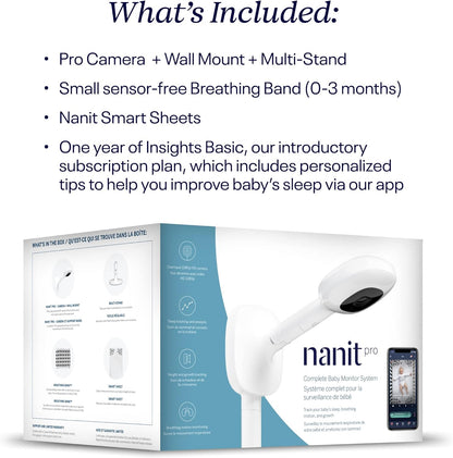 New Nanit Pro Complete Monitoring System (White)