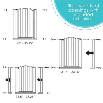 New Summer Infant Extra Tall Safety Baby Gate (Gray) 36” Tall