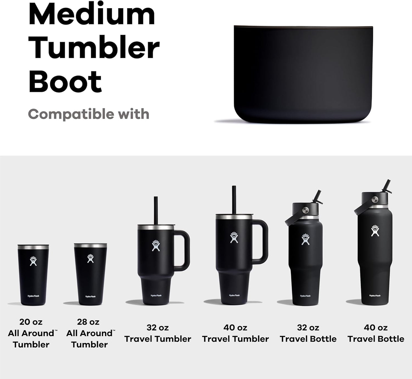 New Hydro Flask Tumbler Boot Silicone Bottom Protector (Sandpiper)