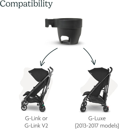 New UPPAbaby Cup Holder for G-Luxe & G-Link Strollers (Charcoal)