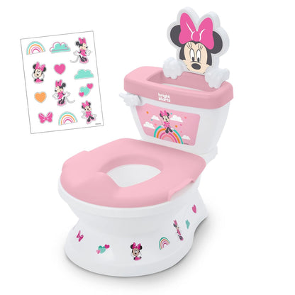 New Bright Starts Disney Minnie Mouse My Size Potty Training Toilet