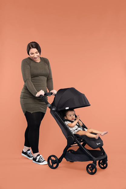 New Ergobaby Metro+ Compact Foldable Pushchair with Recline (Black)