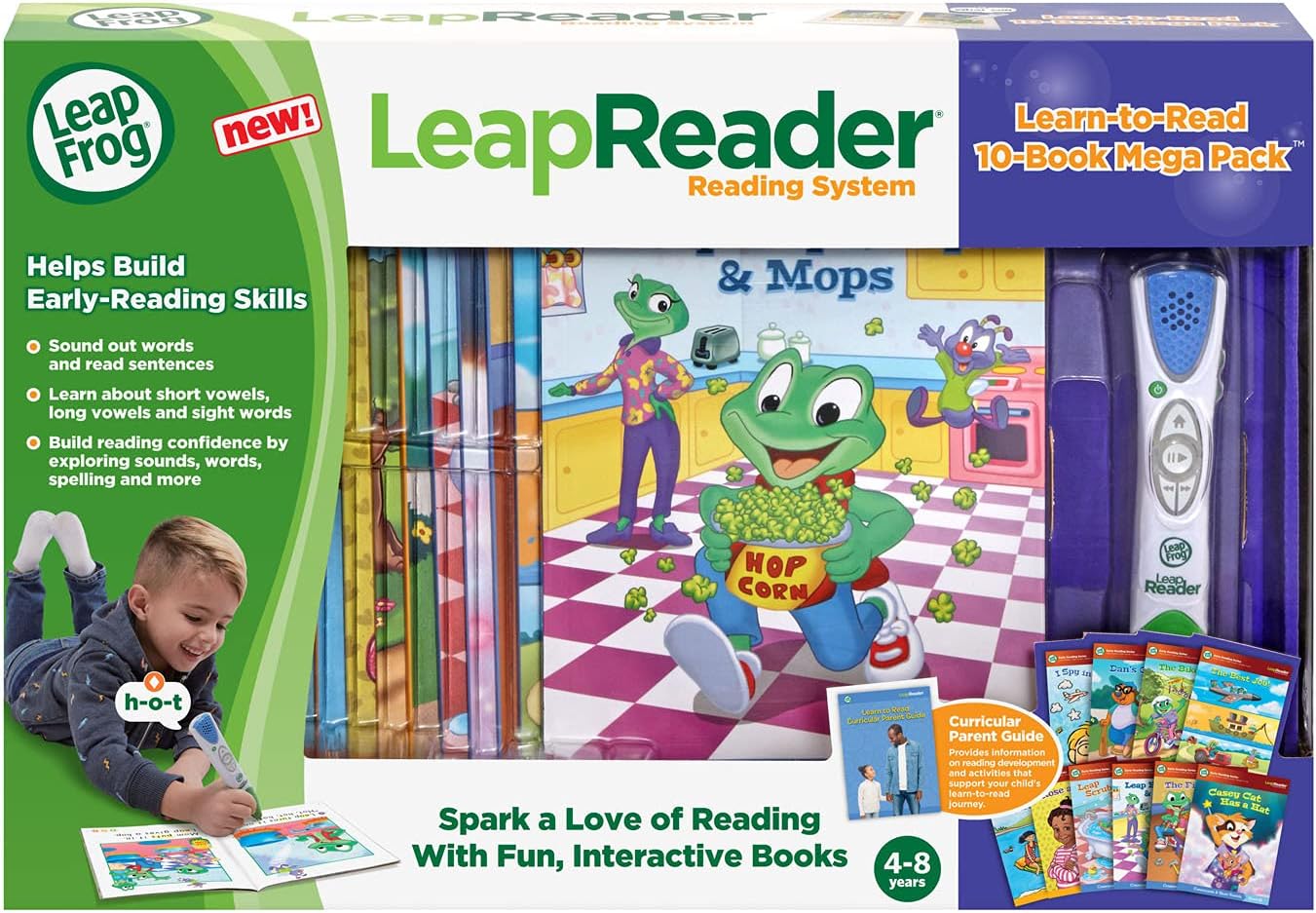 New - LeapFrog LeapReader Learn-to-Read 10-Book Mega Pack