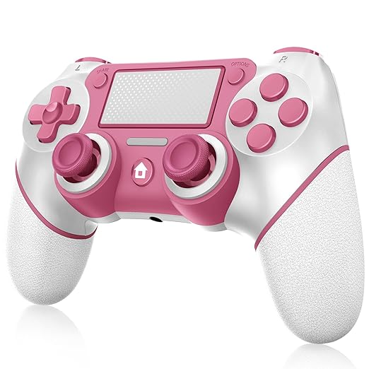 New Ubsvaky Pink Wireless Controller For PS4