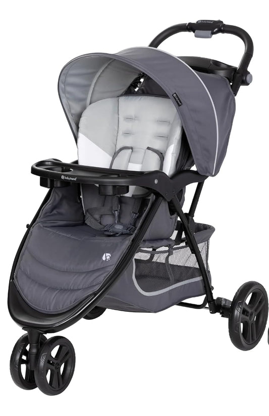 Baby Trend EZ Ride 3-Wheel Stroller - Stroller Only (Dash Grey)