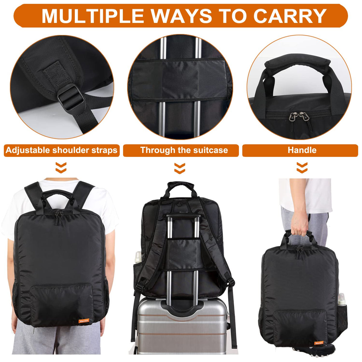 Mactso Stroller Travel Bag (Black, M)