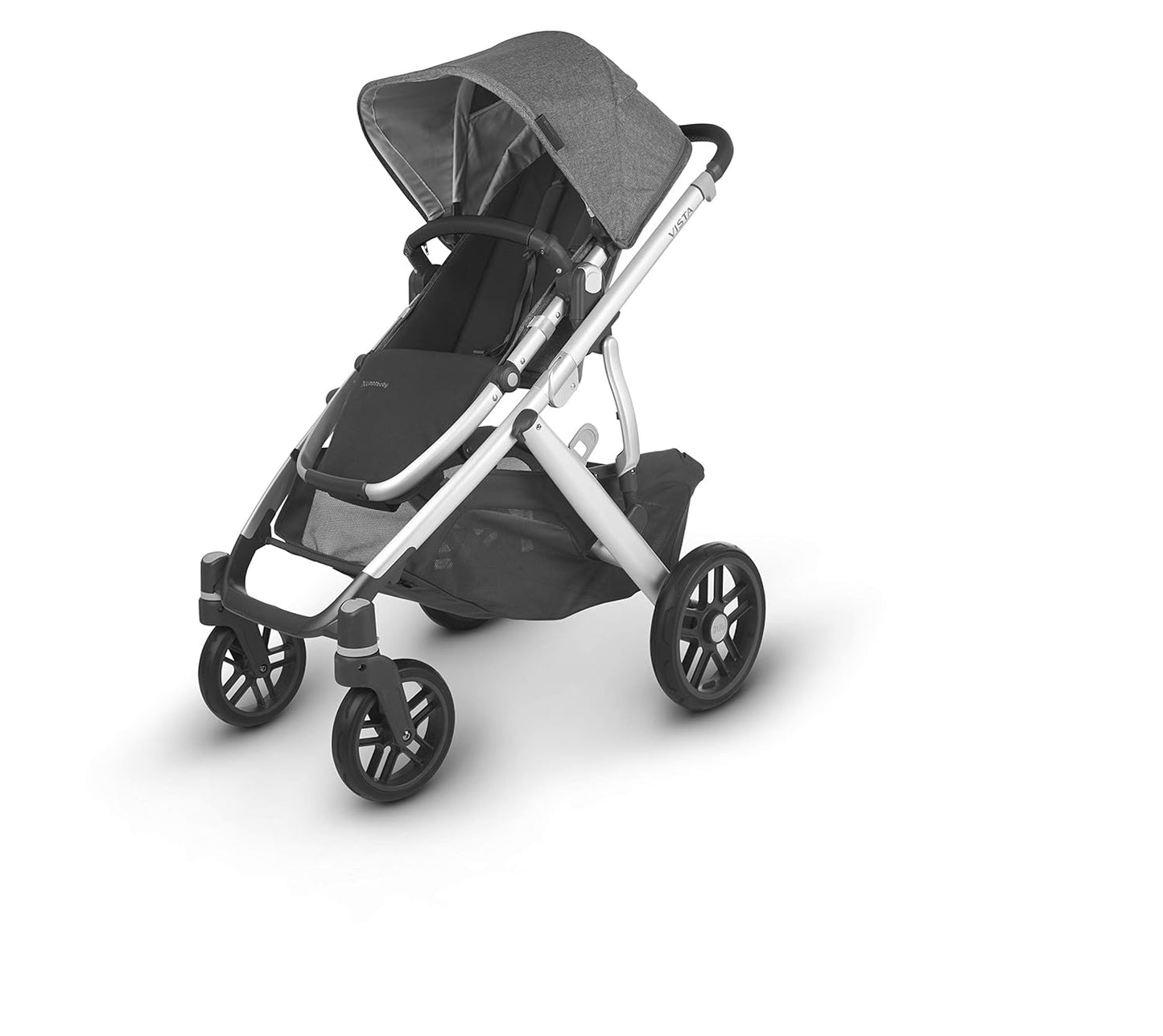 UPPAbaby VISTA V2 Stroller - JORDAN (charcoal/silver/black leather)