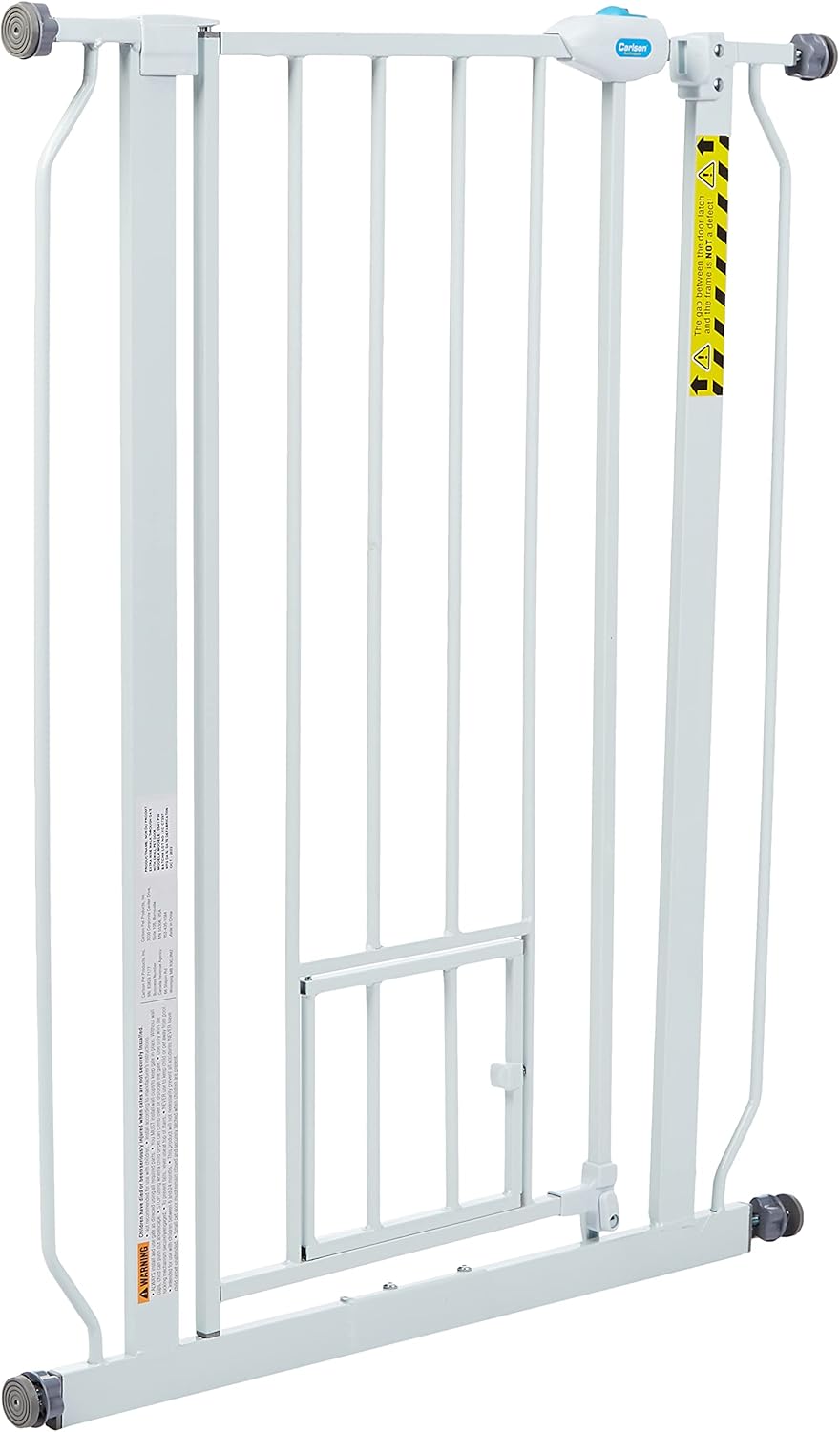 Carlson 36" Extra Tall Walk-Through Dog Gate, 29-36.5" Wide (White)