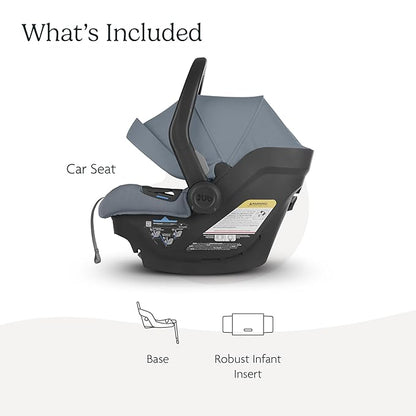 New UPPAbaby Mesa Max Infant Car Seat with Base (Gregory Blue Mélange)
